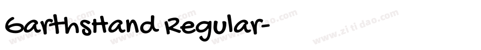 GarthsHand Regular字体转换